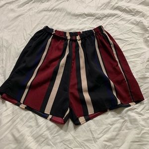 Shein striped shorts
